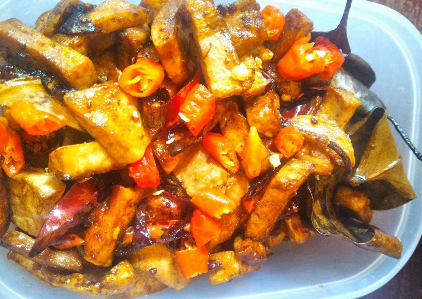 134). Tumis Tahu Kecap-Saus Tiram (Simpel) Ala Anak Kos🌶