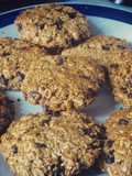 Galletas de avena y chips de chocolate