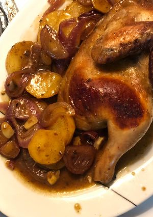 صورة لوصفة صينيه دجاج بالبطاطس 🍗