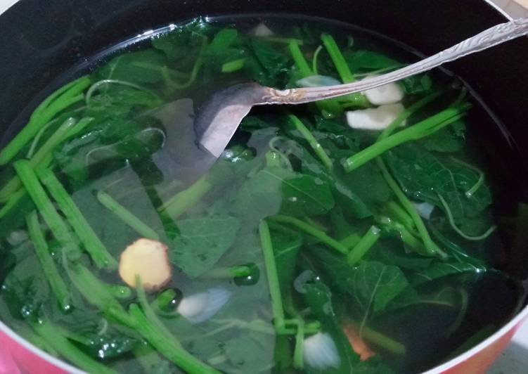 Resep Sayur Bayam Kunci, Lezat Sekali