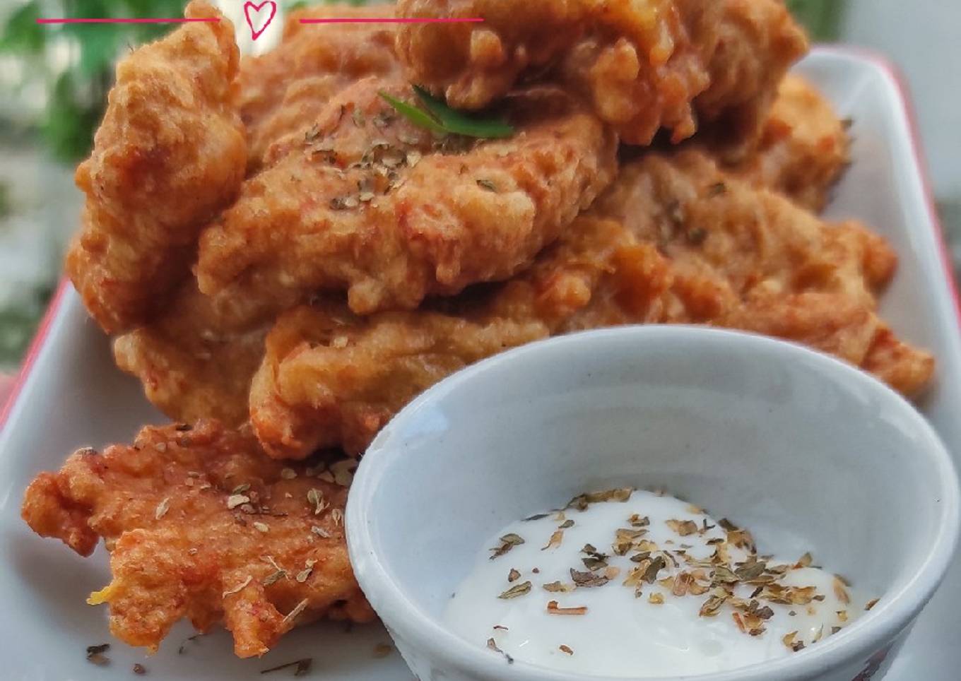Bakwan udang goreng
