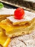 Cake with Almond Cream and Orange Jam
