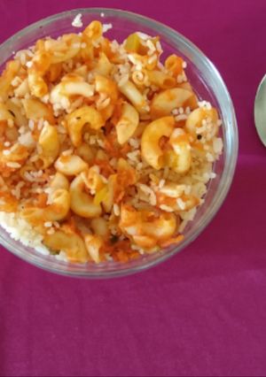 A picture of Leftover Macaroni Rice 🍚.