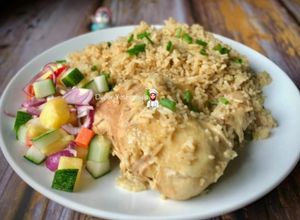 Gambar Nasi Kurma Ayam & Jelatah