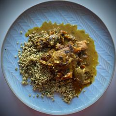 A picture of Bangla Chicken Tagine.