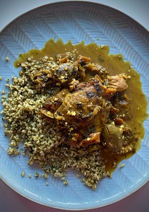A picture of Bangla Chicken Tagine.