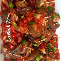 A picture of Peppered snail.