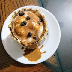A picture of Choco honey Coffee float.