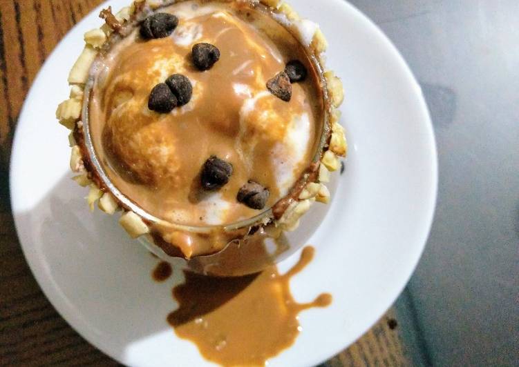 Simple Way to Prepare Ultimate Choco honey Coffee float