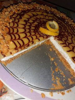 Una foto de Tarta de limón sin horno 🍋🍋