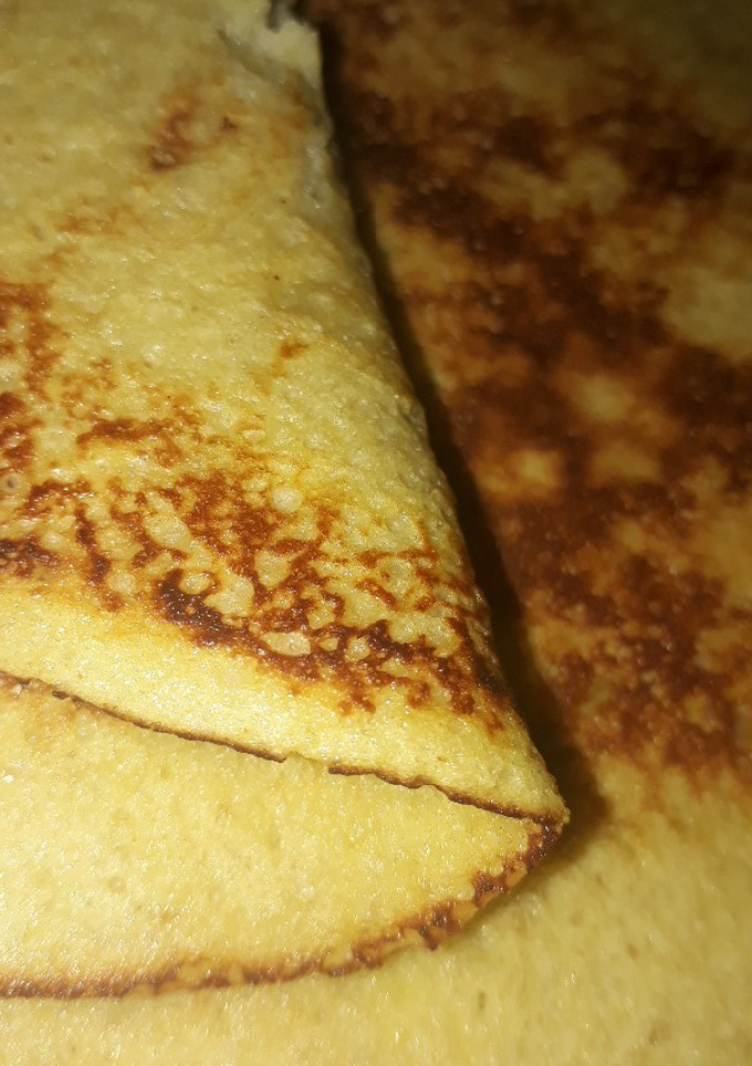 Una foto de Pancakes de banano y avena