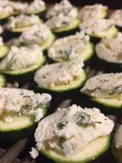Une photo de Bouchées courgettes