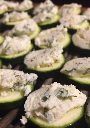 Une photo de Bouchées courgettes