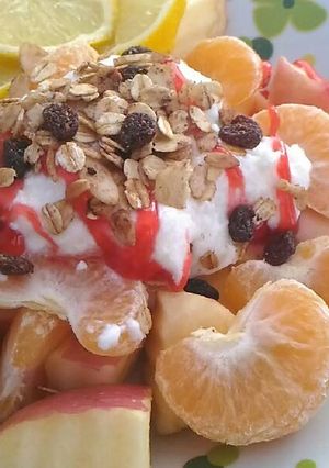 Foto resep Salad buah dengan yoghurt
