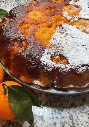 Une photo de 🍊Clémentines🥧 cake🍰🍊🍋 façon tatin🥮