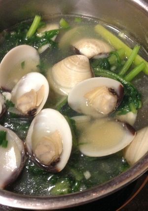 Hình của món Nghêu tần ô.