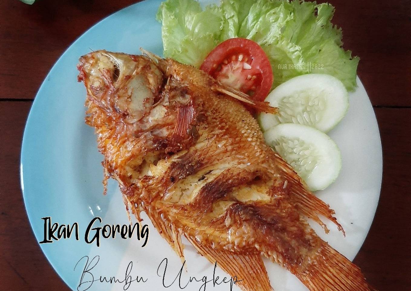 335. Ikan goreng bumbu ungkep