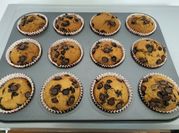 A picture of cake flour muffins banana