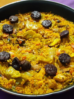 Una foto de Arroz mixto con lo que había en la nevera