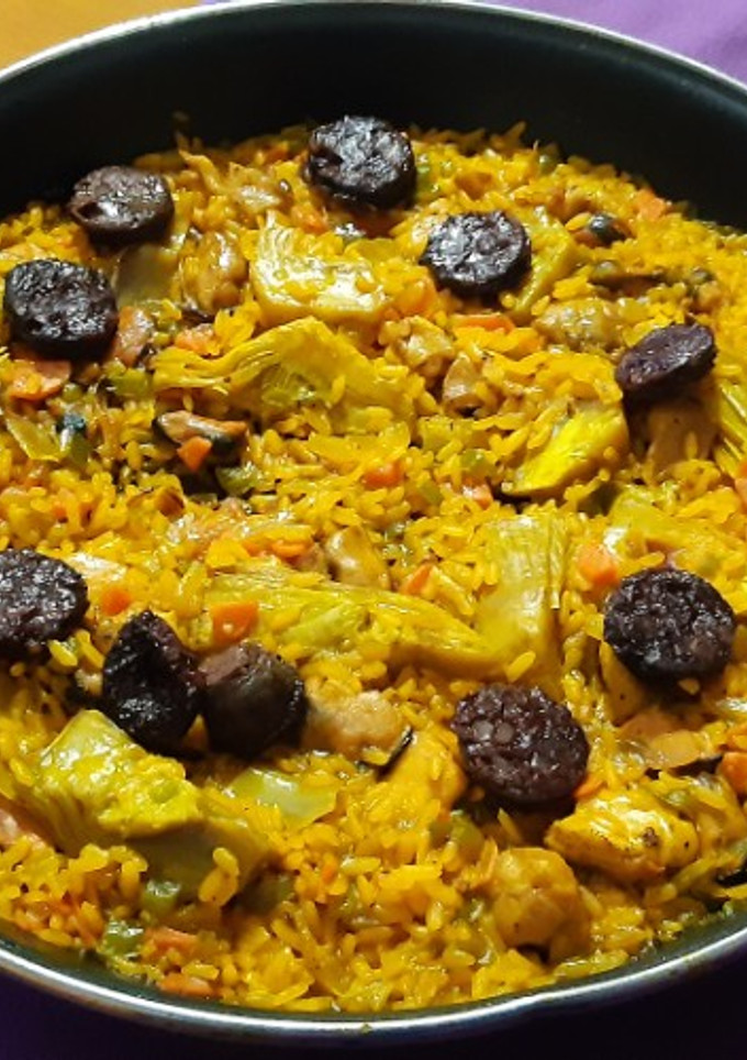 Una foto de Arroz mixto con lo que había en la nevera