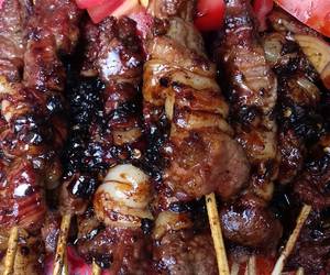 Resep mudah Sate kambing Yummy Mantul