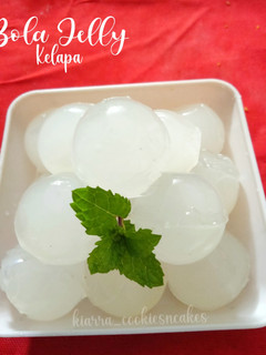 Foto resep (571) Jelly Kelapa (isian Mochi Kelapa)