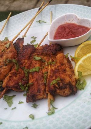 A picture of Five ingredients Quick Fish tikka.