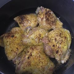 A picture of My go to Lemon pepper chicken in the ninja foodie.