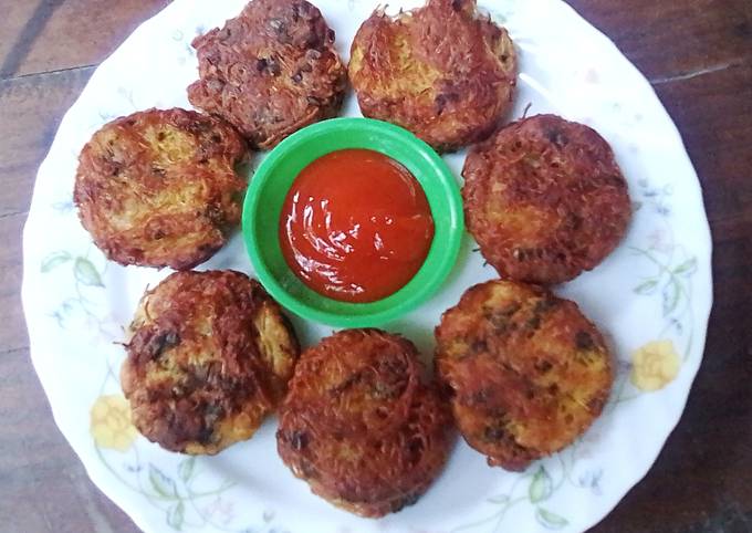 Resep: Omelette Bihun Dg Wortel (Cetakan Kue Lumpur) Anti Gagal