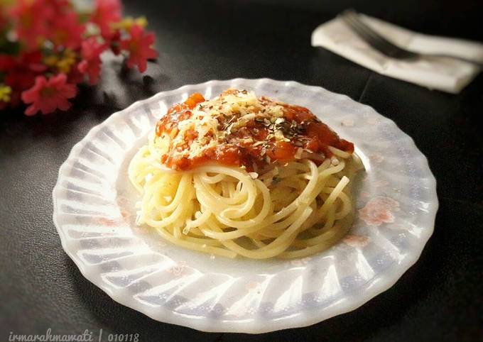 Resep: Spaghetti Bolognese (Saus Bolognese Homemade) Untuk Pemula