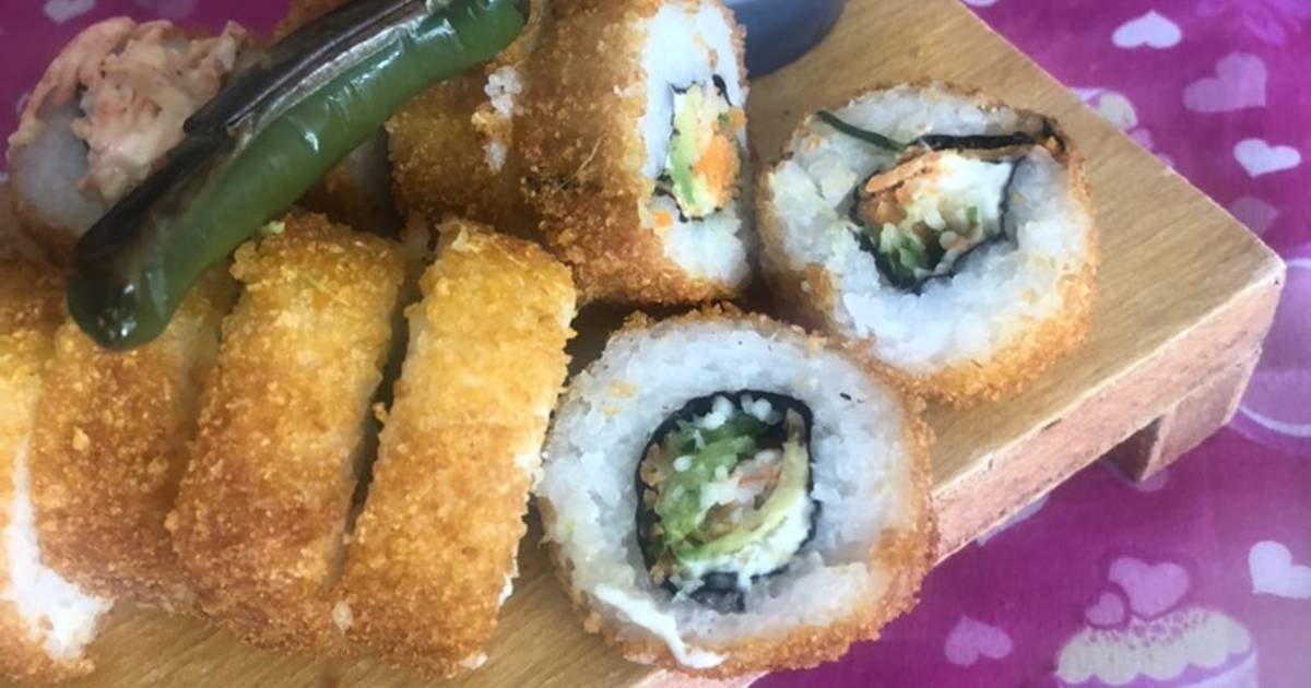 Sushi empanizado Receta de Gris de la Torre- Cookpad