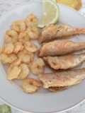 Mazzancolle e triglie fritte