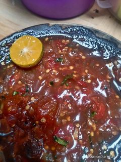 Foto resep Sambal terasi daun jeruk