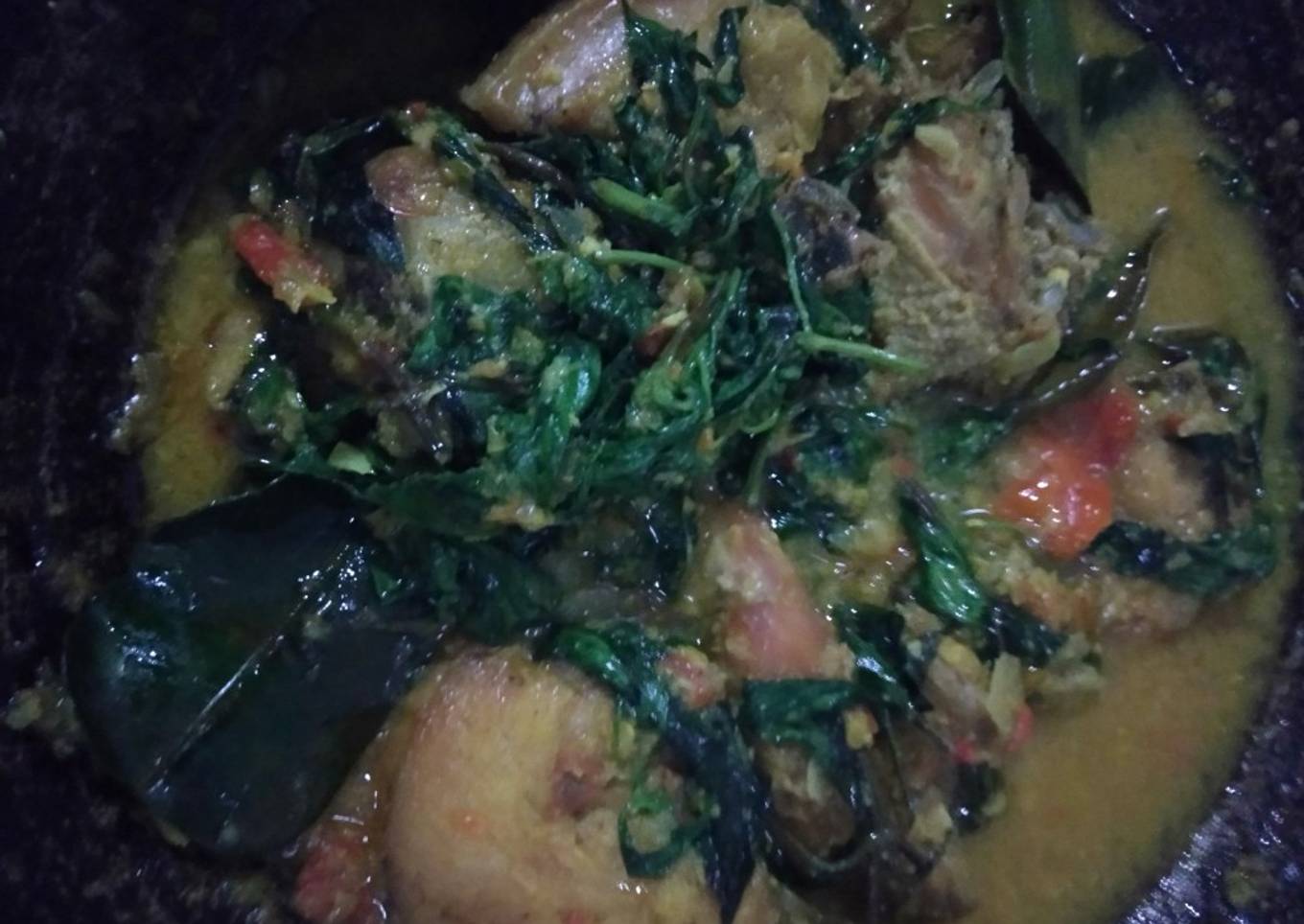 Ayam rica-rica pedas mantap