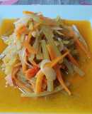 Pencas con sabor y color