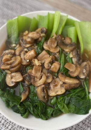 Foto resep Pakcoy sauce tiram with mushroom