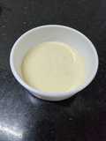 Salsa blanca avinagrada peruana (tipo vinagreta cremosa)