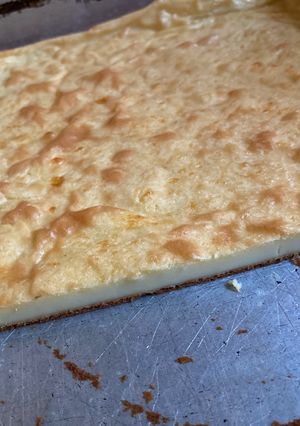 Una foto de Fainá de queso en licuadora