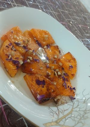 عکسی از دستور کدو حلوایی