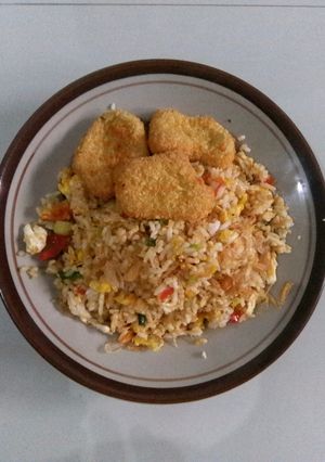 Foto resep Nasi goreng ala kadarnya