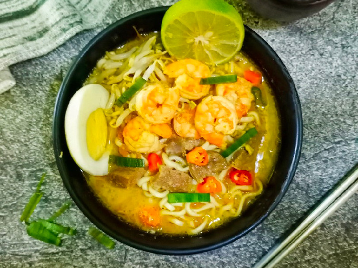 Bagaimana Menyiapkan Mie Kari Udang yang Enak Banget