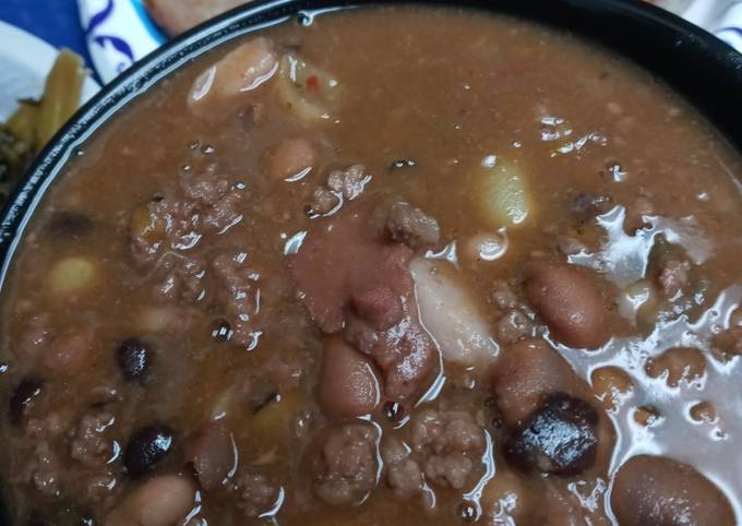 Easiest Way to Prepare Favorite Morefold Meat-Beans Soup