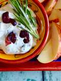 Cranberry and Rosemary Cheese Dip