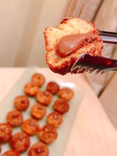 صورة لوصفة تشوروز الدونات بالنوتيلا 🍫