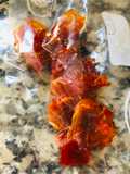Tomates dulces secos Amanatto con sal Golosinas tradicionales japonesas🇺🇾🇯🇵塩トマト甘納豆