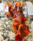 Tomates dulces secos Amanatto con sal Golosinas tradicionales japonesas🇺🇾🇯🇵塩トマト甘納豆