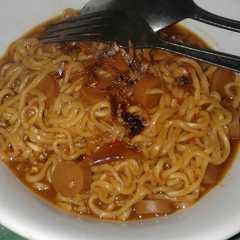 A picture of Mie Goreng Nyemek 😂.