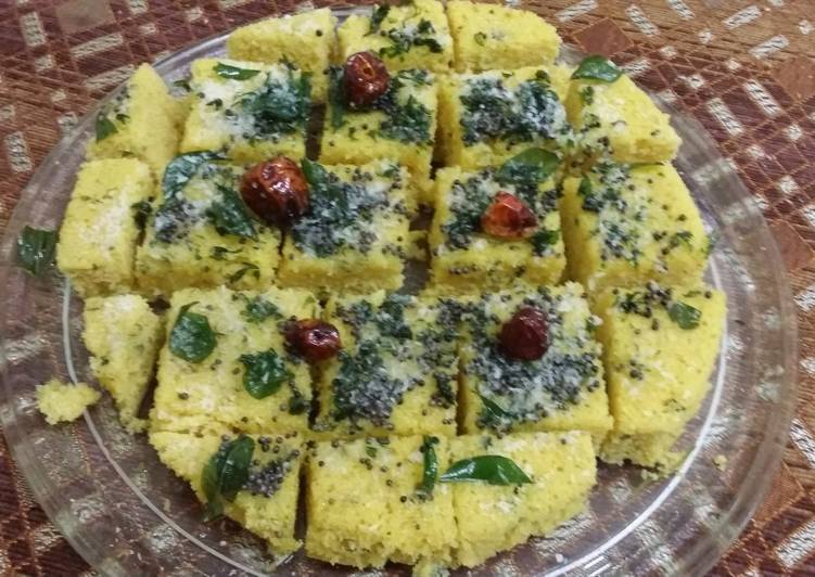 Steps to Make Quick Instant Khaman Dhokla