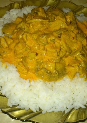 Bakonyi gombás rizs recept fotója