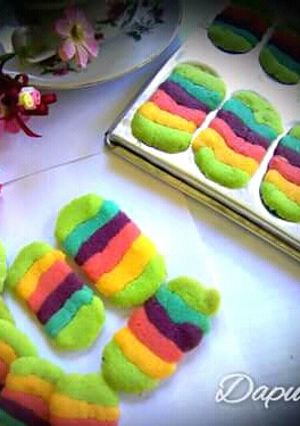 Foto resep Lidah kucing rainbow